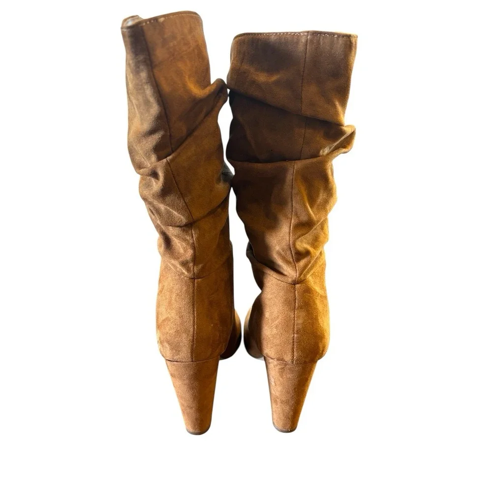 Banana Republic Womens 7‎  Slouchy Boot Tobacco Suede